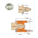 Afbeeldingen van CMT HWM Profielmes voor bossingfrees art. 05102, 05103 en 05104 - 790.640.201