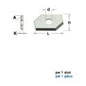 Afbeeldingen van CMT HWM Profielmes voor bossingfrees art. 05104 - 790.641.201