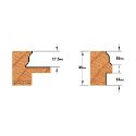 Afbeeldingen van CMT Kruishoutverbindingsfreesset, HW - 955.801.11