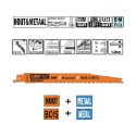 Afbeeldingen van CMT Reciprozaagblad Bi-metaal 200mm x 1,25 x 6-12TPI (20 stuks) - JS3456XF-20