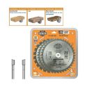 Afbeeldingen van CMT Set van universele HW zaagbladen Contractor - K160H-X03