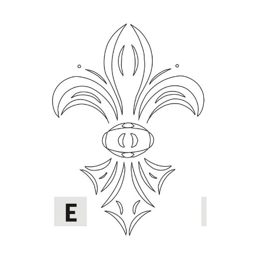 Afbeeldingen van CMT E-Deur Fleur-de-Lys - RCS-805