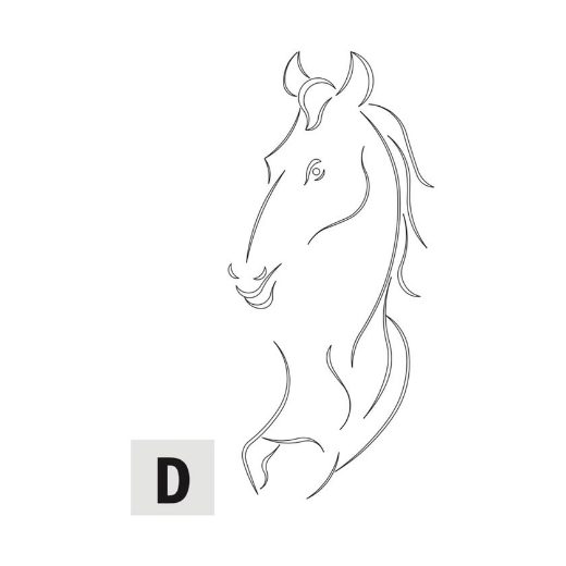 Afbeeldingen van CMT Kastdeur Paard - D - RCS-902