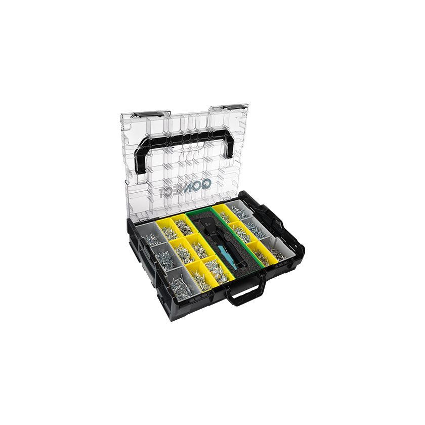 Afbeeldingen van Qonnect Q-BOXX Multi - Assortiment Kit Q-Multigrip rivets
