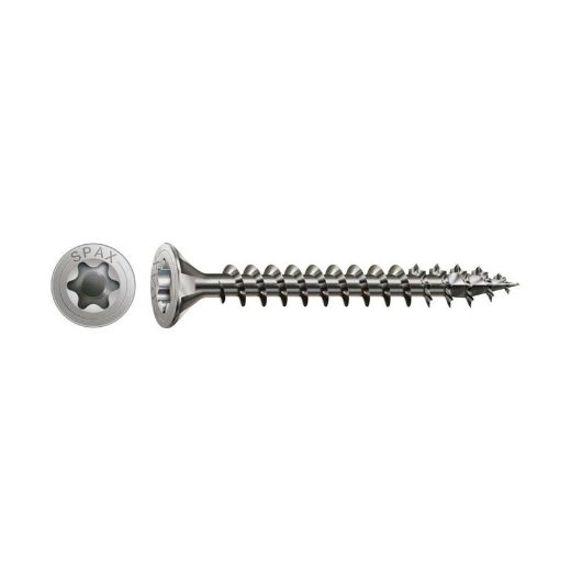 Afbeeldingen van SPAX roestvaststalen schroef 6x40 voldraad verzonken kop T-STAR plus TX30 inox A2