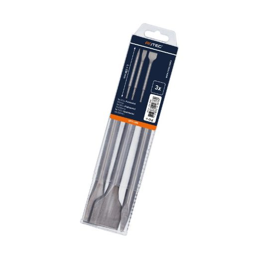 Afbeeldingen van Rotec SDS-Plus betonboor, 3 pc OPTI-LINE SDS-plus chisel set (point/flat/spade) - 214.9000