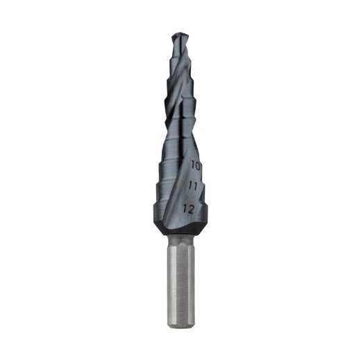 Afbeeldingen van Rotec trappenboor, TiAlN-gecoat, Nr.0/9 4-12mm - 425.0309