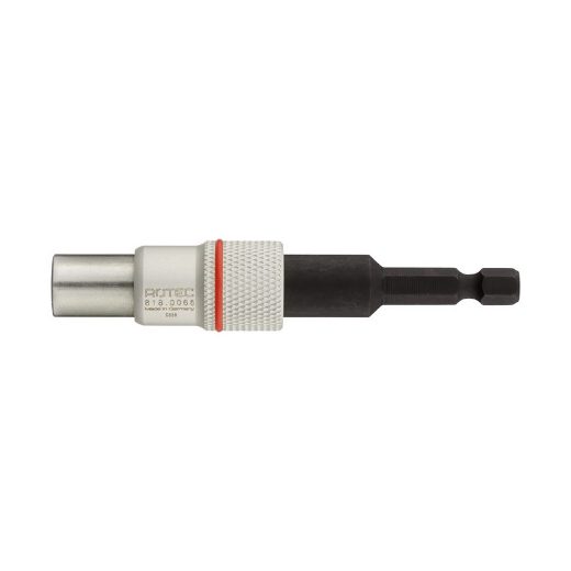 Afbeeldingen van Rotec toebehoren, Bit holder E6.3x65, magnetic, type ANGLE with ball-joint - 818.0065