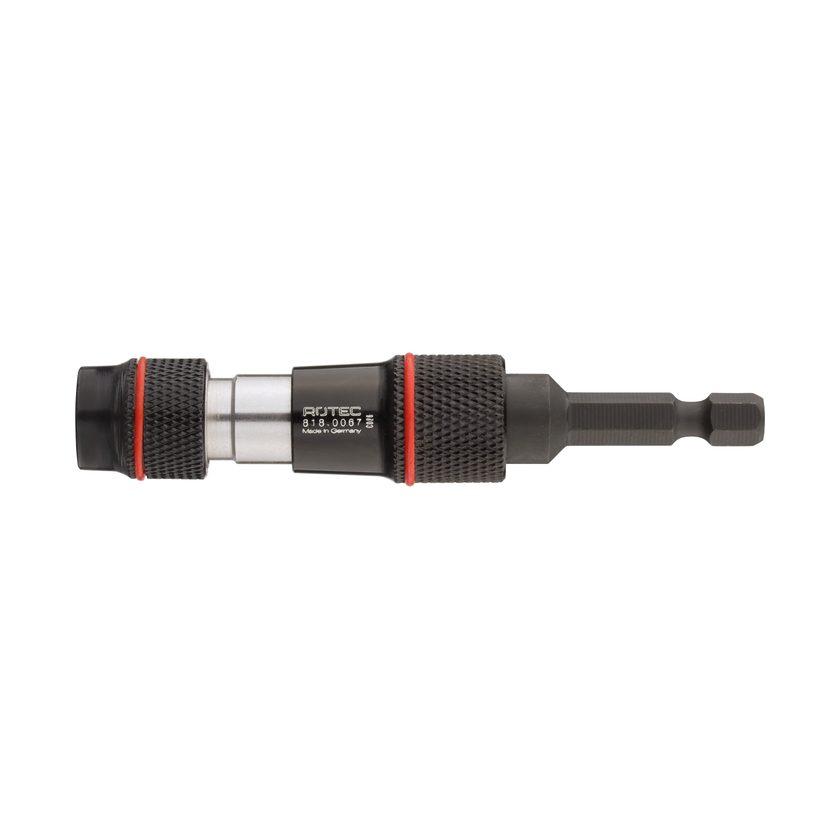 Afbeeldingen van Rotec toebehoren, Bit holder E6.3x90, magnetic, TripleFix, with ball-joint - 818.0067