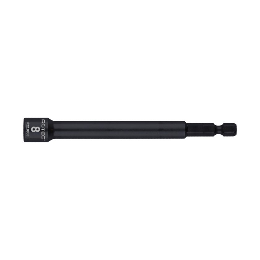 Afbeeldingen van Rotec bit, dopbit extra diep 1/4" bitschacht SW 8x110/75 - 822.0008