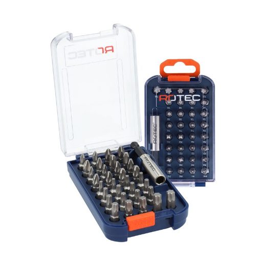 Afbeeldingen van Rotec toebehoren, Bitset 34-delige BASIC PH -PZ-T + Bitholder - 825.0300