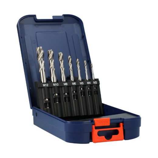 Afbeeldingen van Rotec machinetap, 7-delige HSS-E machinetappenset '320', blinde gaten, M3-M12 - 900.2007C