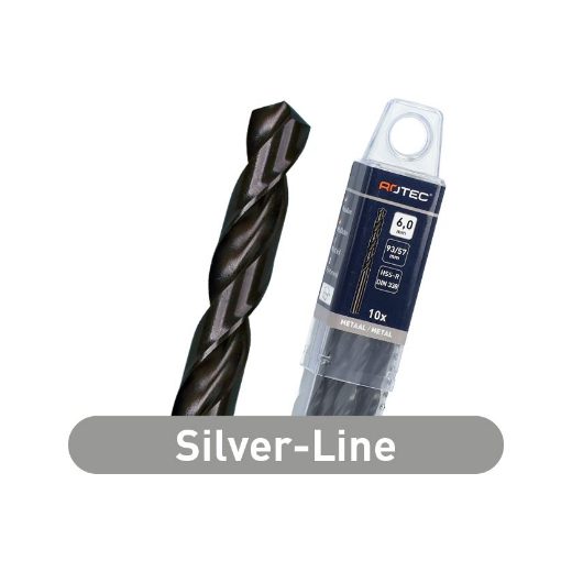 Afbeeldingen van Rotec spiraalboor HSS-R Din 338, type N, 0.4mm (10st) - 100.0040