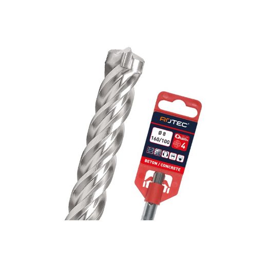 Afbeeldingen van Rotec betonboor SDS-plus, Quattro-X, 10x250/315mm - 202.1004
