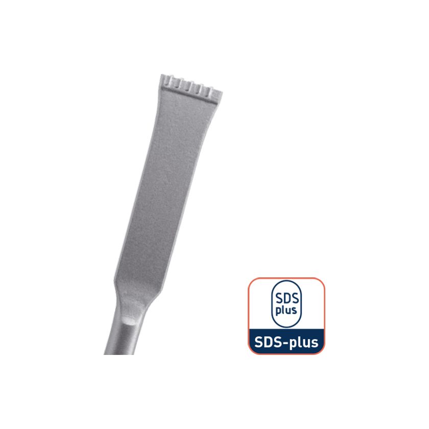 Afbeeldingen van Rotec SDS-Plus betonboor, SDS-plus carbide toothed slotting chisel, 32x200 mm - 215.0035