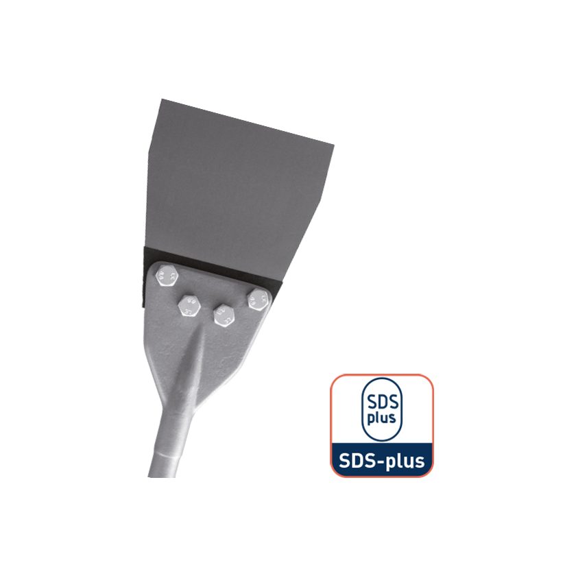 Afbeeldingen van Rotec SDS-Plus betonboor, SDS-plus floor scraper, 100x250 mm - 215.0065