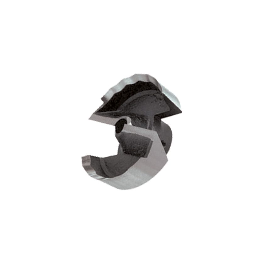 Afbeeldingen van Rotec frees, WS (gereedschapsstaal) opsteekverzinkboor 180° 'Wave-Cutter', 75mm - 241.9015