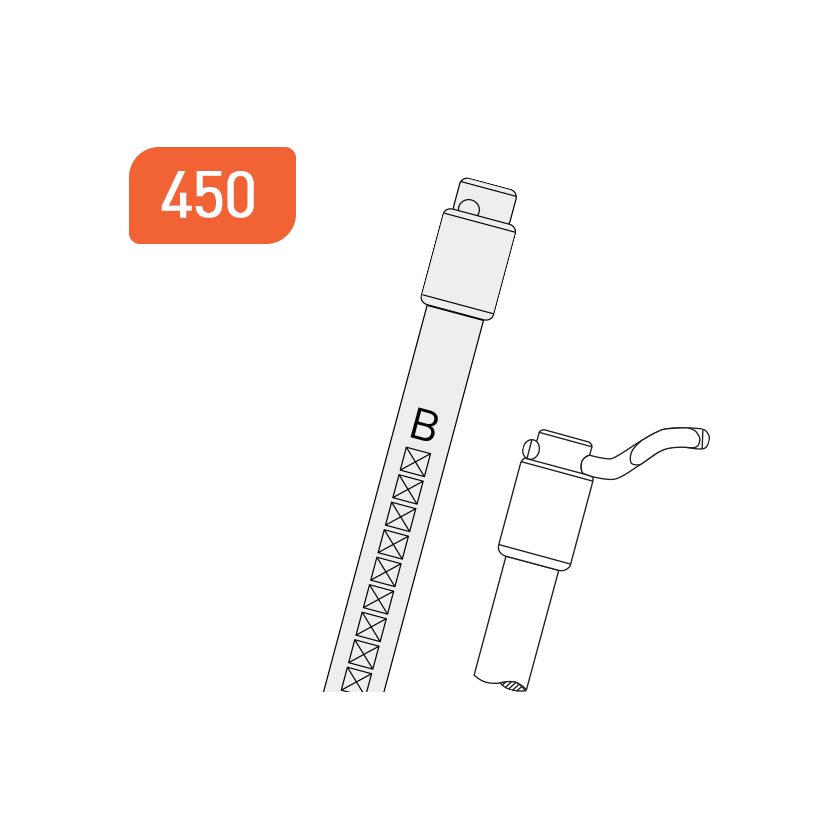 Afbeeldingen van Rotec toebehoren, B-houder (EL0100GT) - 450.1110
