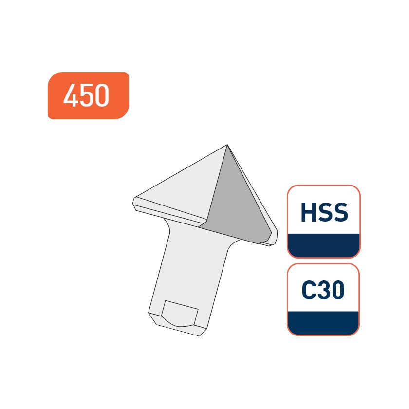 Afbeeldingen van Rotec verzinkboor, 90°, 30mmmm (GT-C30) - 450.5104