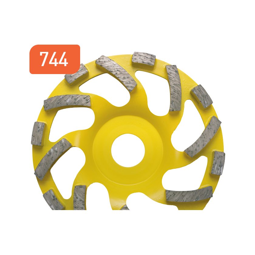 Afbeeldingen van Rotec diamantboor, diamant komschijf 'Fancup ABRASIVE', 125x22.2mm - 744.3123