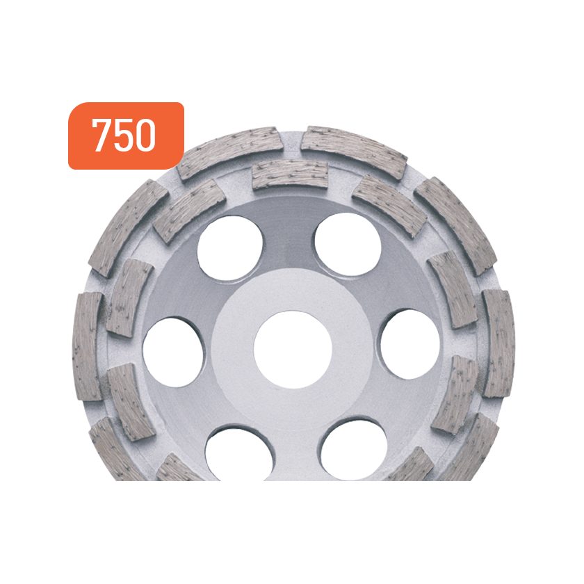 Afbeeldingen van Rotec diamantboor, diamant komschijf 'SILVER-LINE', 180x22.2mm / dubbele rij - 750.1803