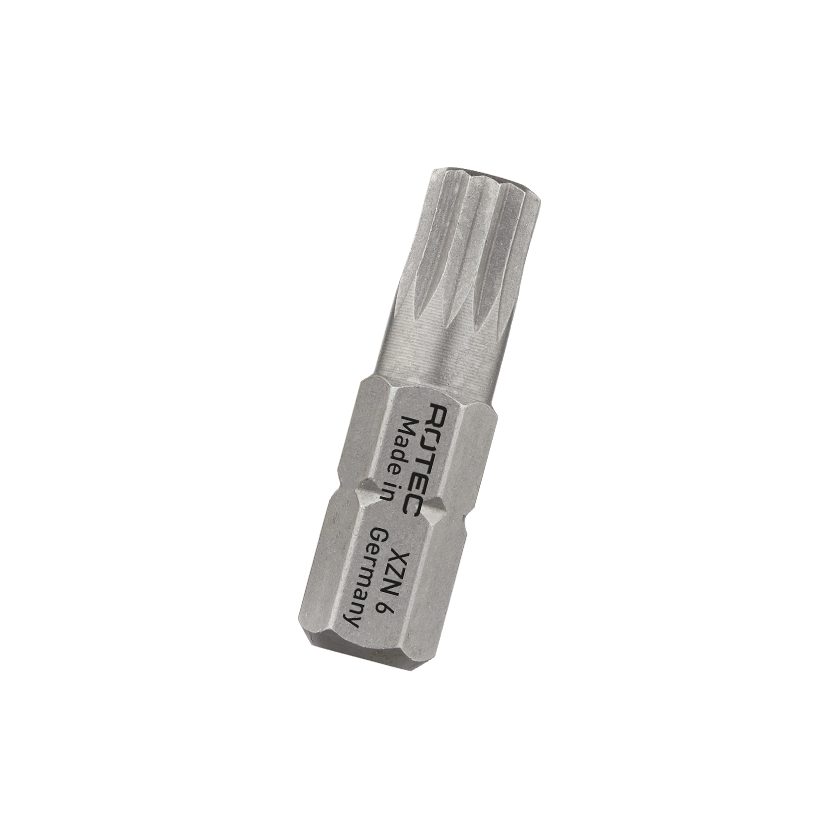 Afbeeldingen van Rotec bit, 'BASIC', C6.3 1/4"-bitschacht, XZN M10x25 (2st) - 813.00102