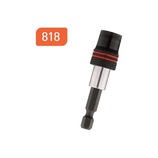 Afbeeldingen van Rotec toebehoren, Bit holder E6.3x60, magnetic, with QuickFix - 818.0060