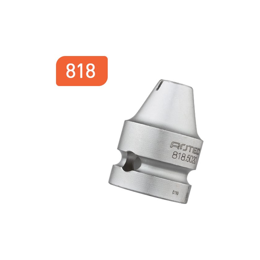 Afbeeldingen van Rotec toebehoren, Bit holder 1/4"-C6.3 with square 1/4" (F) - 818.5000