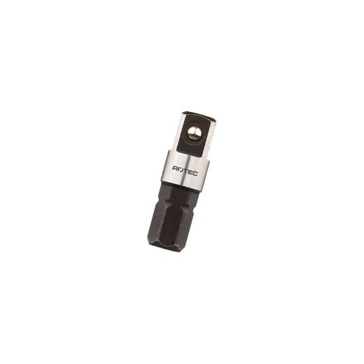 Afbeeldingen van Rotec toebehoren, Adapter, C6.3 > vierkant 1/4", met ball, L=25 (10st) - 820.0010