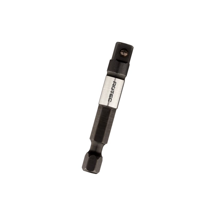 Afbeeldingen van Rotec toebehoren, Adapter, E6.3 > vierkant 1/4", met ball, L=50 (10st) - 820.0020