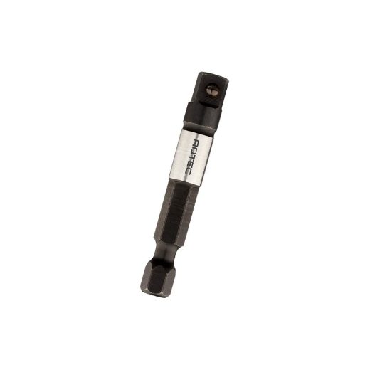 Afbeeldingen van Rotec toebehoren, Adapter, E6.3 > vierkant 1/4", met ball, L=50 (10st) - 820.0020