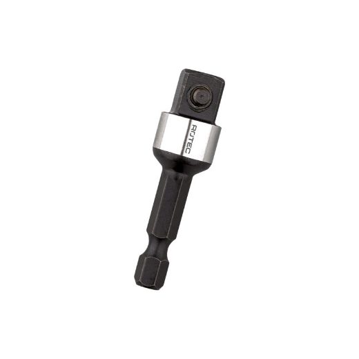 Afbeeldingen van Rotec toebehoren, Adapter, E6.3 > vierkant 3/8", met pen, L=50 - 820.00501
