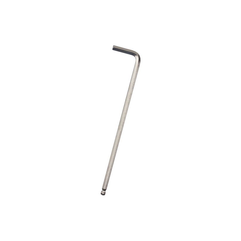 Afbeeldingen van Rotec inbussleutel, kogelkop inbussleutel, vernikkeld, lang, HEX 1/2"x250 - 882.5029