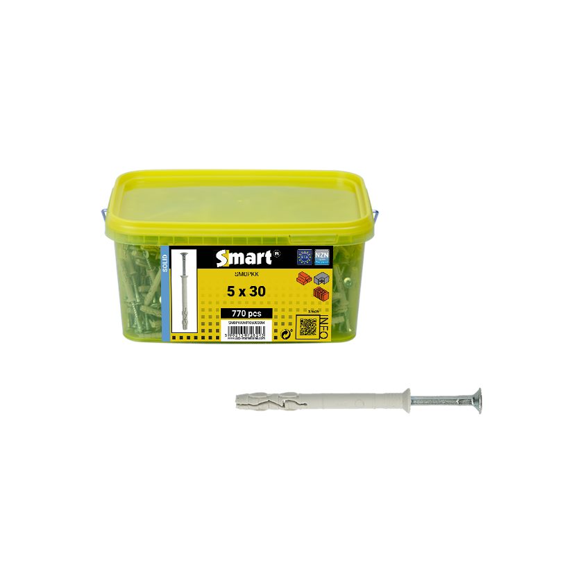 Afbeeldingen van PGB-Fasteners nagelplug VK boord gemont. 6x40/emmer550 (550 stuks)