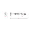 Afbeeldingen van PGB-Fasteners houtconstructieschroef Torx TX40 met deeldraad 10x140 verzinkt