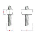 Afbeeldingen van PGB-Fasteners hamerkopmoer type VN M10 temperguss