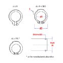 Afbeeldingen van PGB-Fasteners circlip Din 471 10mm veerstaal
