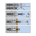 Afbeeldingen van PGB-Fasteners SMART huls+ ankerstang M8x20x75 Zn