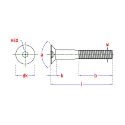 Afbeeldingen van PGB-Fasteners BZK schroef VZK VD D.7991 M4x16 A4/10st