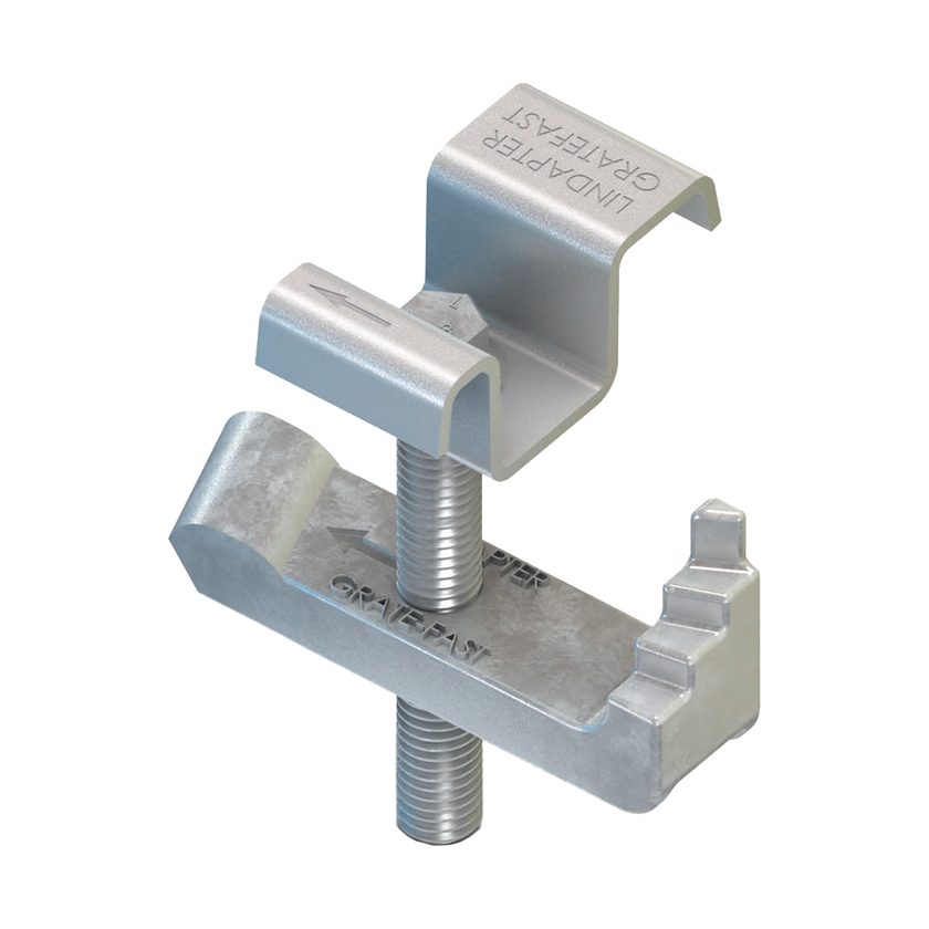 Afbeeldingen van PGB-Fasteners roosterklem type GF M8 inox A2