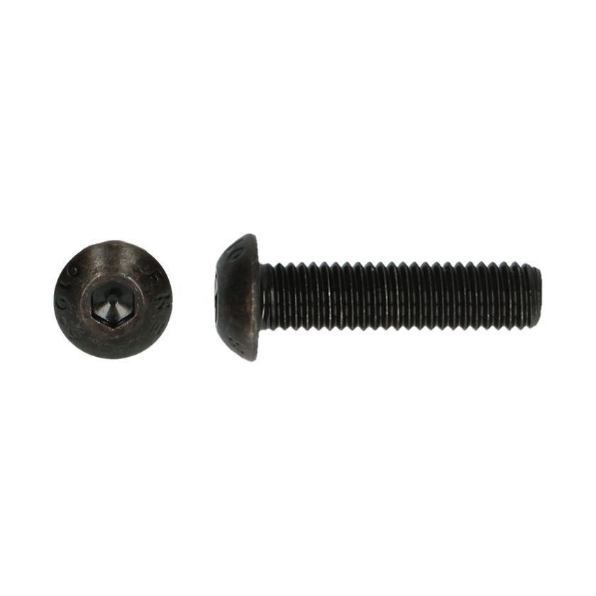 Afbeeldingen van PGB-Fasteners binnenzeskantschroef inbus 4mm M6x45 blank staal 10.9