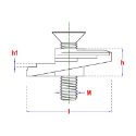 Afbeeldingen van PGB-Fasteners vloerbevestiging M10 temperguss