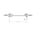 Afbeeldingen van PGB-Fasteners windhaak 3.45x60 verzinkt (3,50x60)