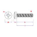 Afbeeldingen van PGB-Fasteners mach.schr.CK D.7985/934 M4x16 A2/10st