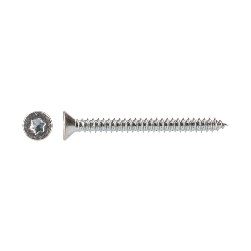Afbeeldingen van PGB-Fasteners plaatschroef Torx TX15 met volledige draad Din 7982 3.9x19 verzinkt