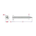 Afbeeldingen van PGB-Fasteners spaanderplaatschroef PH 5,0x50 Zn