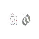 Afbeeldingen van PGB-Fasteners buisbeugel 2mm verzinkt