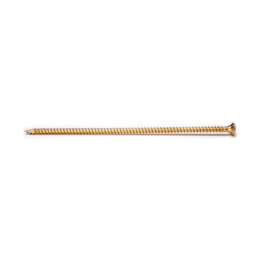 Afbeeldingen van PGB-Fasteners houtconstructieschroef Torx TX40 met volledige draad 8x200 geel verzinkt (8x200/190)