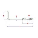 Afbeeldingen van PGB-Fasteners schroefduim m.gleuf 6,00x65 Zn/4st