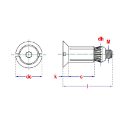 Afbeeldingen van PGB-Fasteners hollo-bolt M10 staal